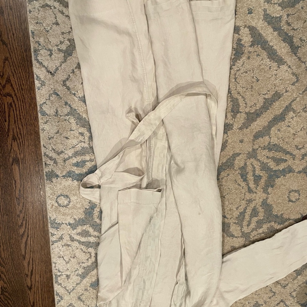 Parachute Cream Linen Robe - Picture 6 of 8